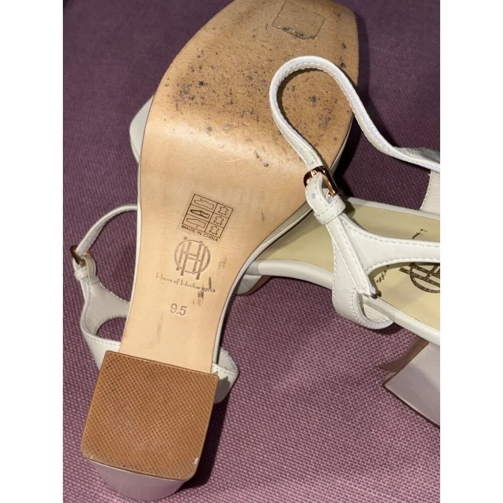 House of Harlow 1960 x REVOLVE Marlene Platforms in Ivory 9.5 With Box High heel